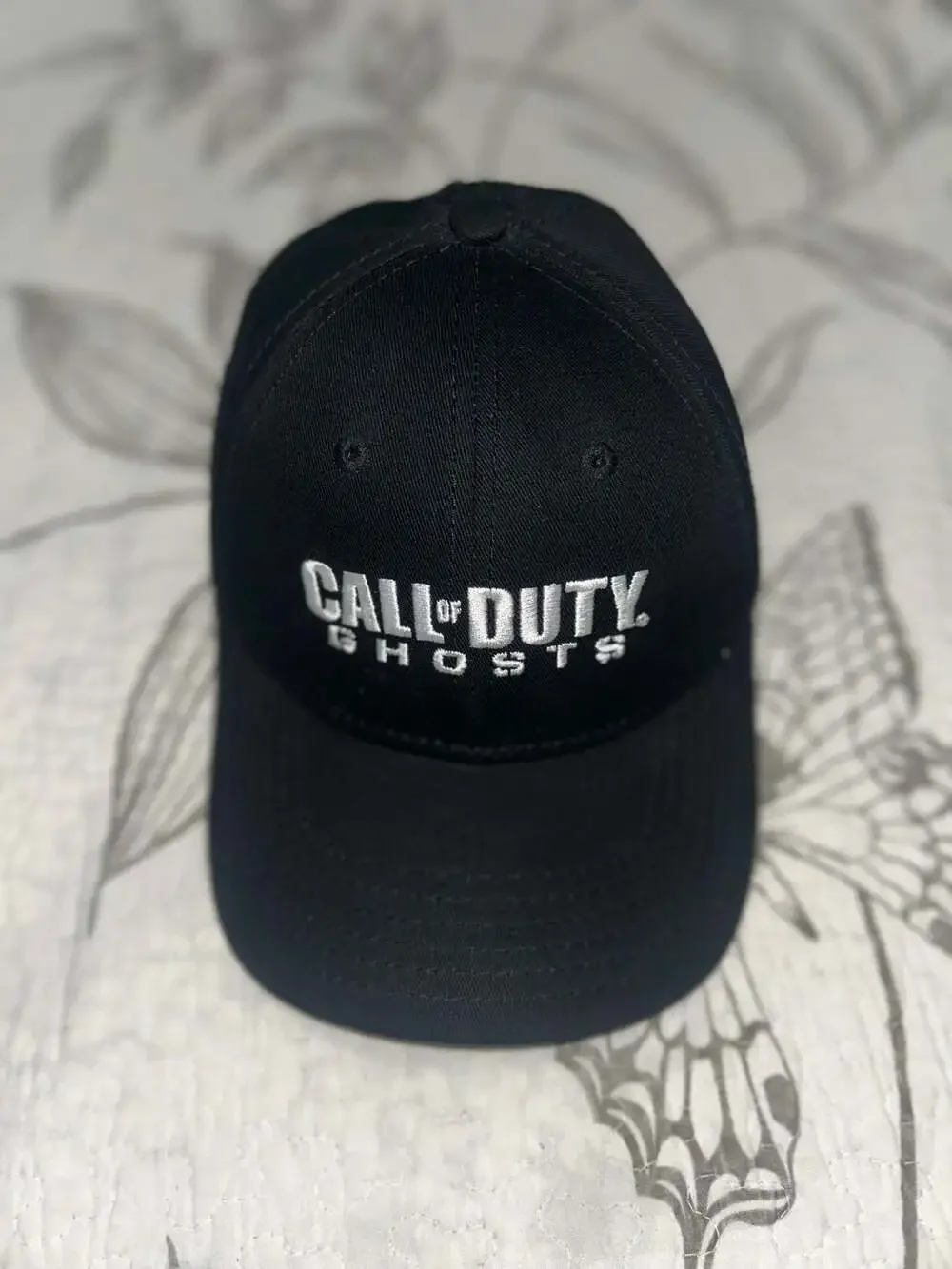Call of Duty Ghosts Youth Black Embroidered Video Game Baseball Cap Hat